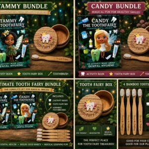 Candy Tooth Fairy Bundle – Magical Dental Hygiene Set for Kids